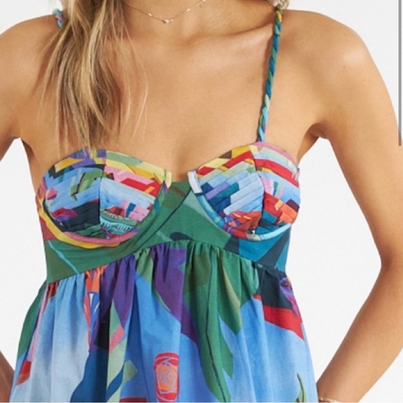 FARM Rio Colorful Tropical Maxi Dress - Picture 4 of 12